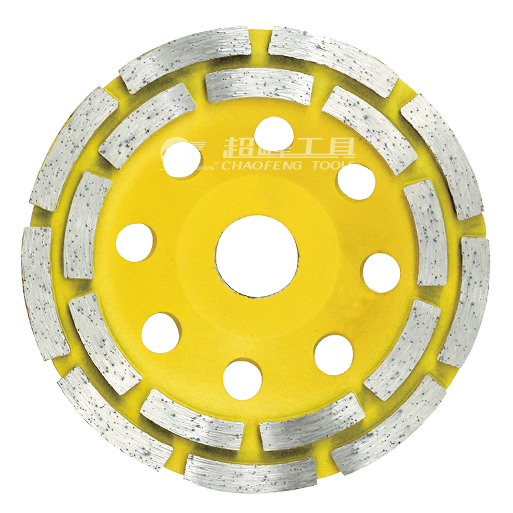 High Frequeney Welded Double Row Grinding Wheel